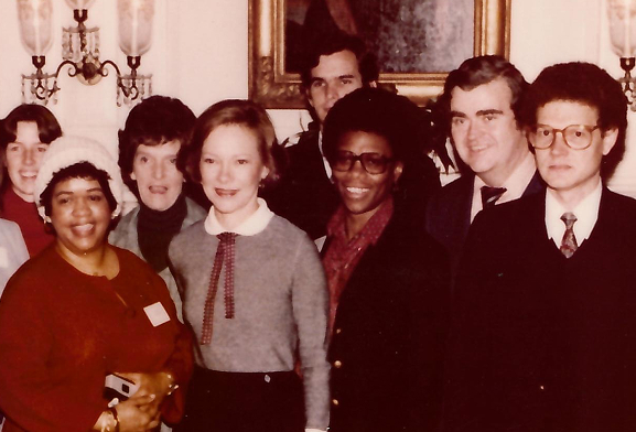 Joyce Grant with Rosalynn Carter